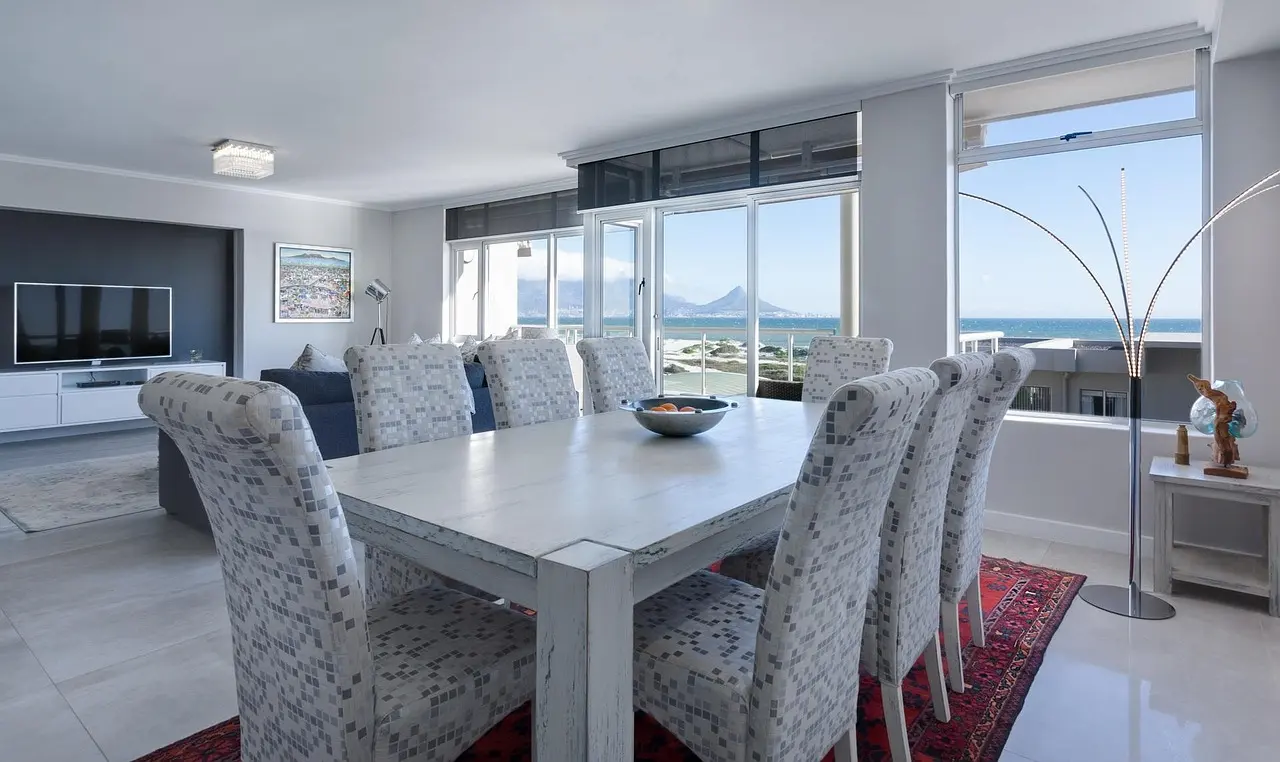 Custom home dining room in Reno Nevada