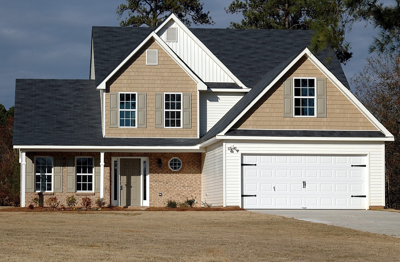Home exterior after large loss restoration project