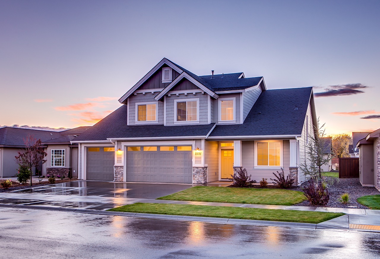 Restored home exterior after construction