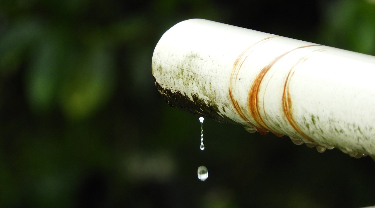 Leaky water pipe causing home damage